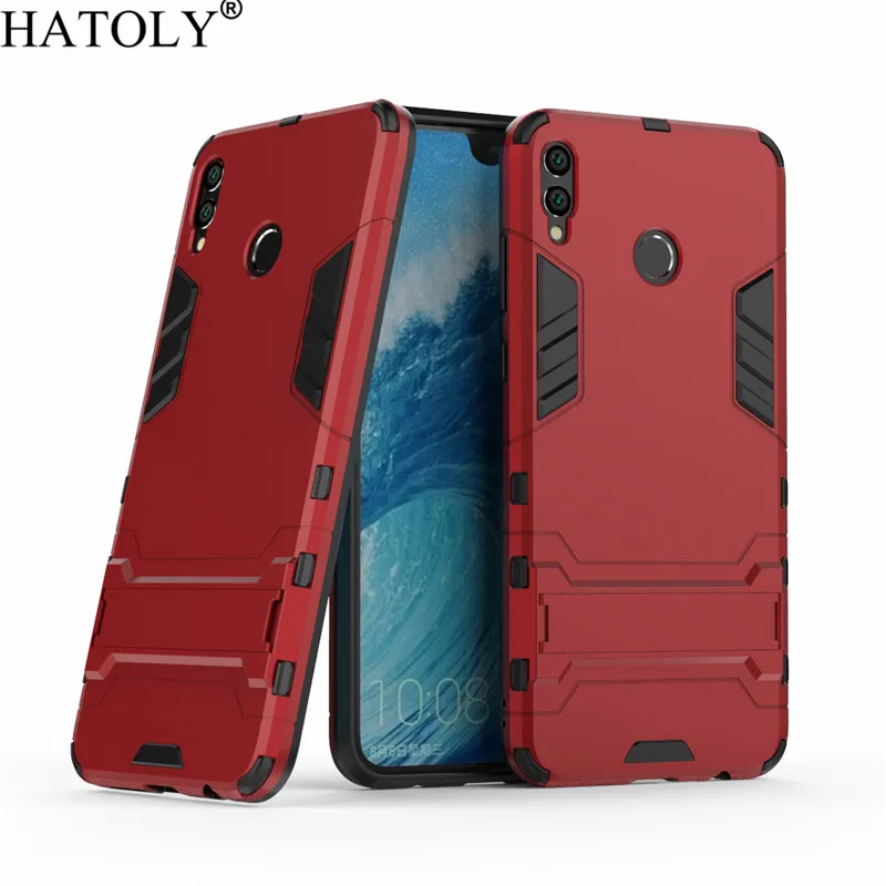 Чехол для Huawei Honor 8X Max HATOLY Жесткий из силиконовой резины с роботом Enjoy Max|Бамперы| |