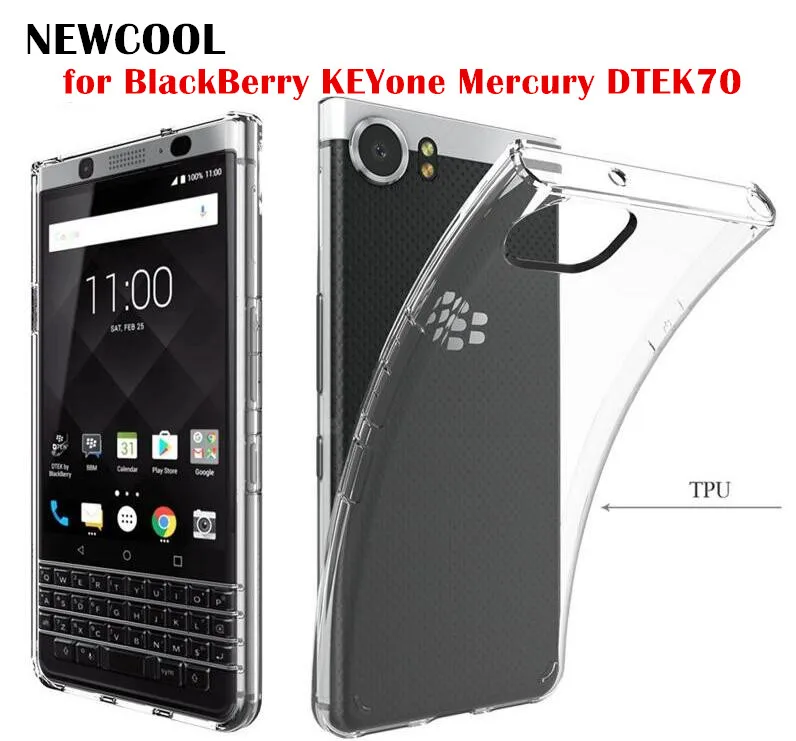 Чехол Key2 Athena lite мягкий прозрачный чехол из ТПУ для BlackBerry KeyOne Key One 2 Mercury DTEK70 DTEK60