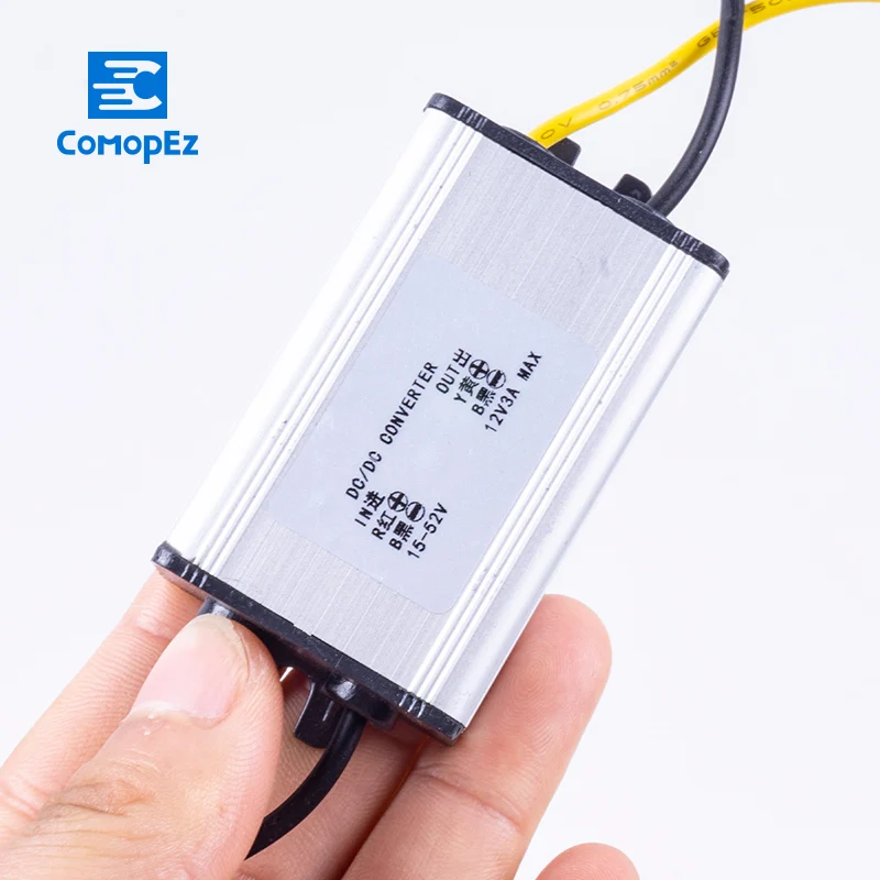 12 V преобразователь понижающий напряжения постоянного тока 15 52V 1A 2A 3ADC Напряжение