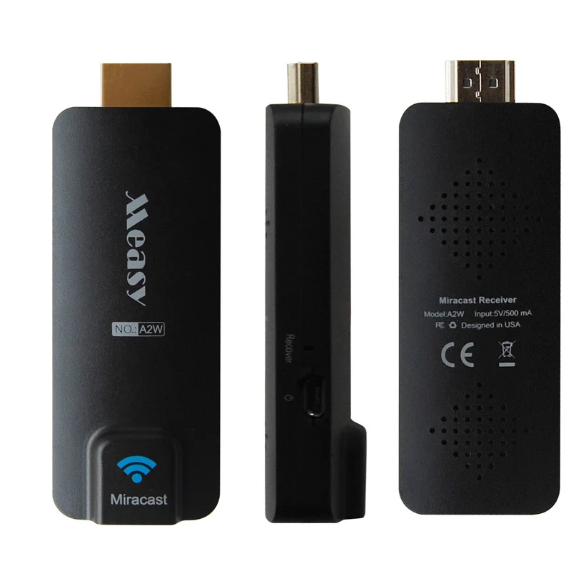 Measy A2W HD 1080P Miracast Wifi Дисплей ТВ-ресивер беспроводной ключ Ezcast для Dlna Airplay ТВ-флешка для Android IOS Windows