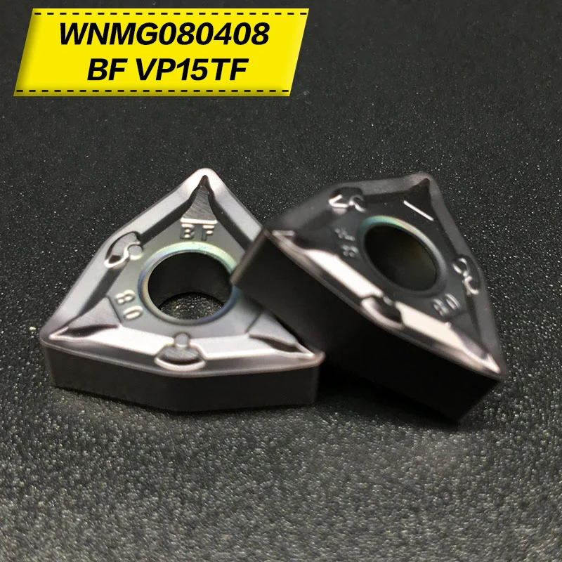 10 шт. WNMG080408 BF VP15TF высокое качество токарные инструменты карбидные вставки фреза