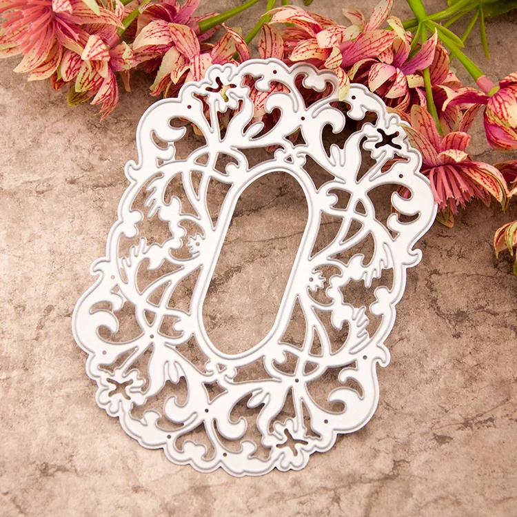 Металлический Цветочный каркас для вырезания штампов трафареты сделай сам