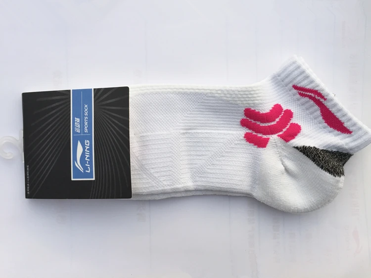 Li-ning дышащие женские носки для бадминтона хлопковые низкие нескользящие носки Новые Носки с рисунком AWSK166 L1028LNOLB