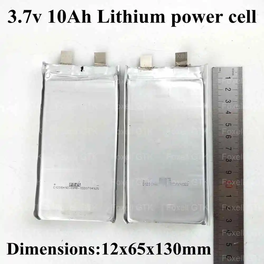 GTK 3 7 в 10Ah ячейка lipo 10ah полимерная батарея литиевая 30A ток разряда для diy 48 60 20Ah 30Ah