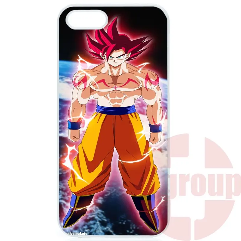 Dragon Ball Гоку Футляр Для Apple iPhone 4 4S 5 5C SE 6 S 7 Плюс 4.7 5.5 iPod Touch |