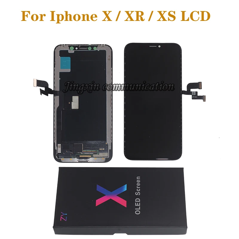 Новый ЖК экран для iPhone X XS XR гибкий жесткий OLED дисплей GX AMOLED мягкий с 3D сенсорным