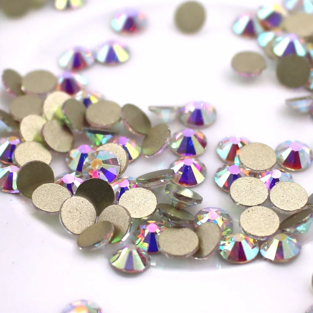 Мир хрусталь AB Высокое качество золото заднее стекло/хрусталь без горячей