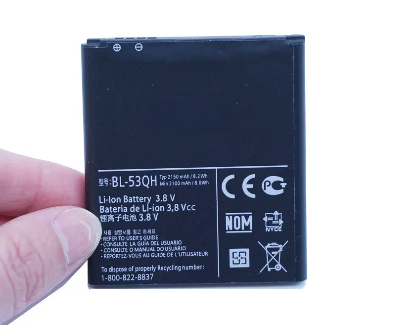 Seasonye 1x2150mAh/wh BL-53QH / BL 53QH BL53QH Сменный аккумулятор для LG Optimus L9 P769 P760 P765 P768 F200 F200L/S/K |