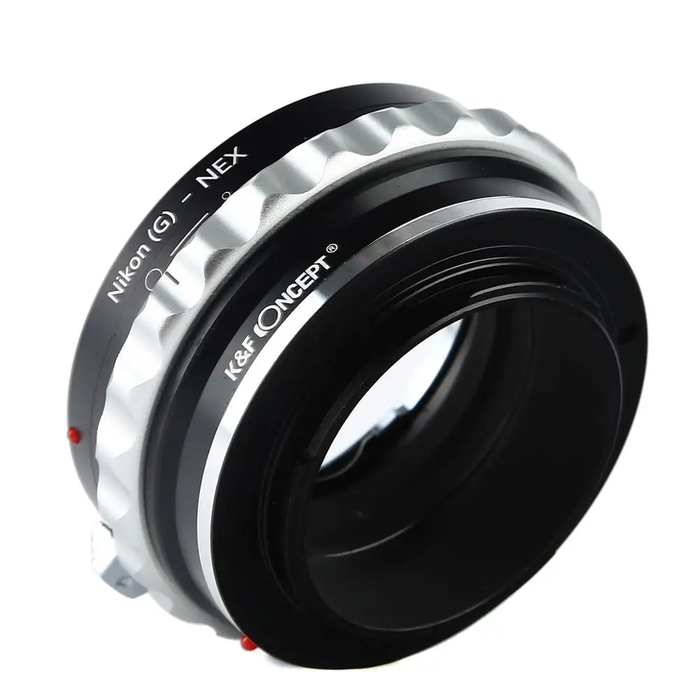 Кольцо адаптер для объектива камеры K & F CONCEPT кольцо крепления Nikon G к Sony E NEX a5000 A7II A7R