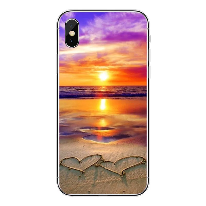 Для iphone X XS летние пляжные расслабляющие морские звезды океан небо солнце мягкие силиконовые чехлы для телефонов для iphone 8 6s 7plus 6s plus чехол