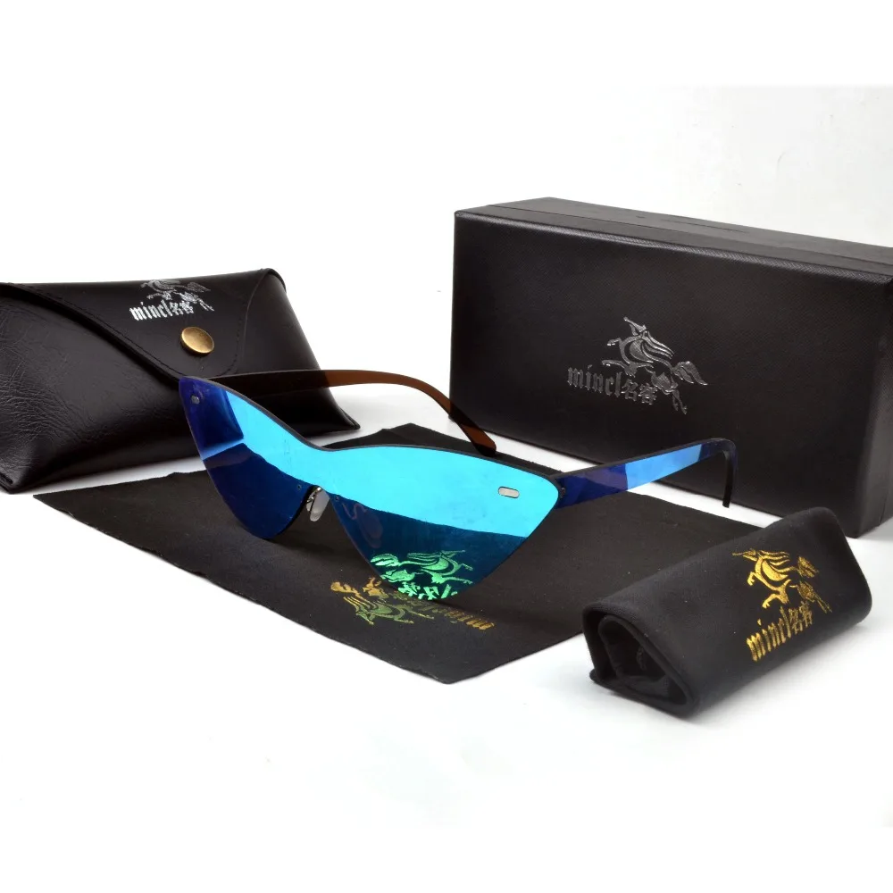 MINCL/ретро маленькие цельные солнцезащитные очки для женщин роскошные брендовые