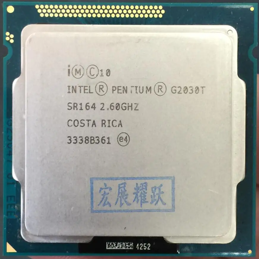 Процессор Intel Pentium G2030T cpu LGA 1155 исправно работает ПК настольный компьютер cpu