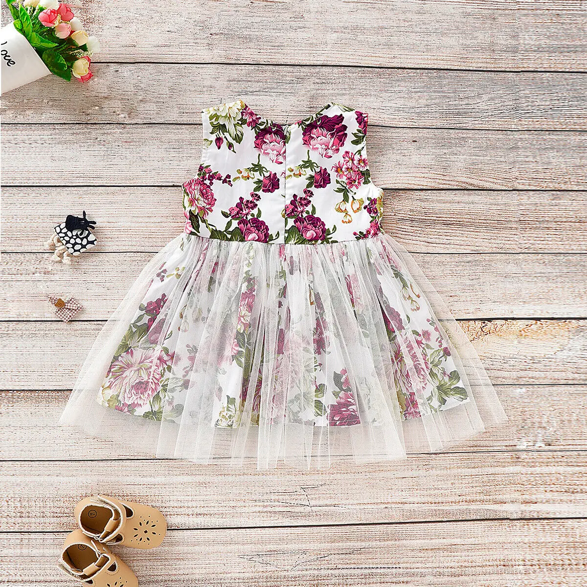 2019 платья для маленьких девочек малыши Девочки Одежда платье-пачка без рукавов