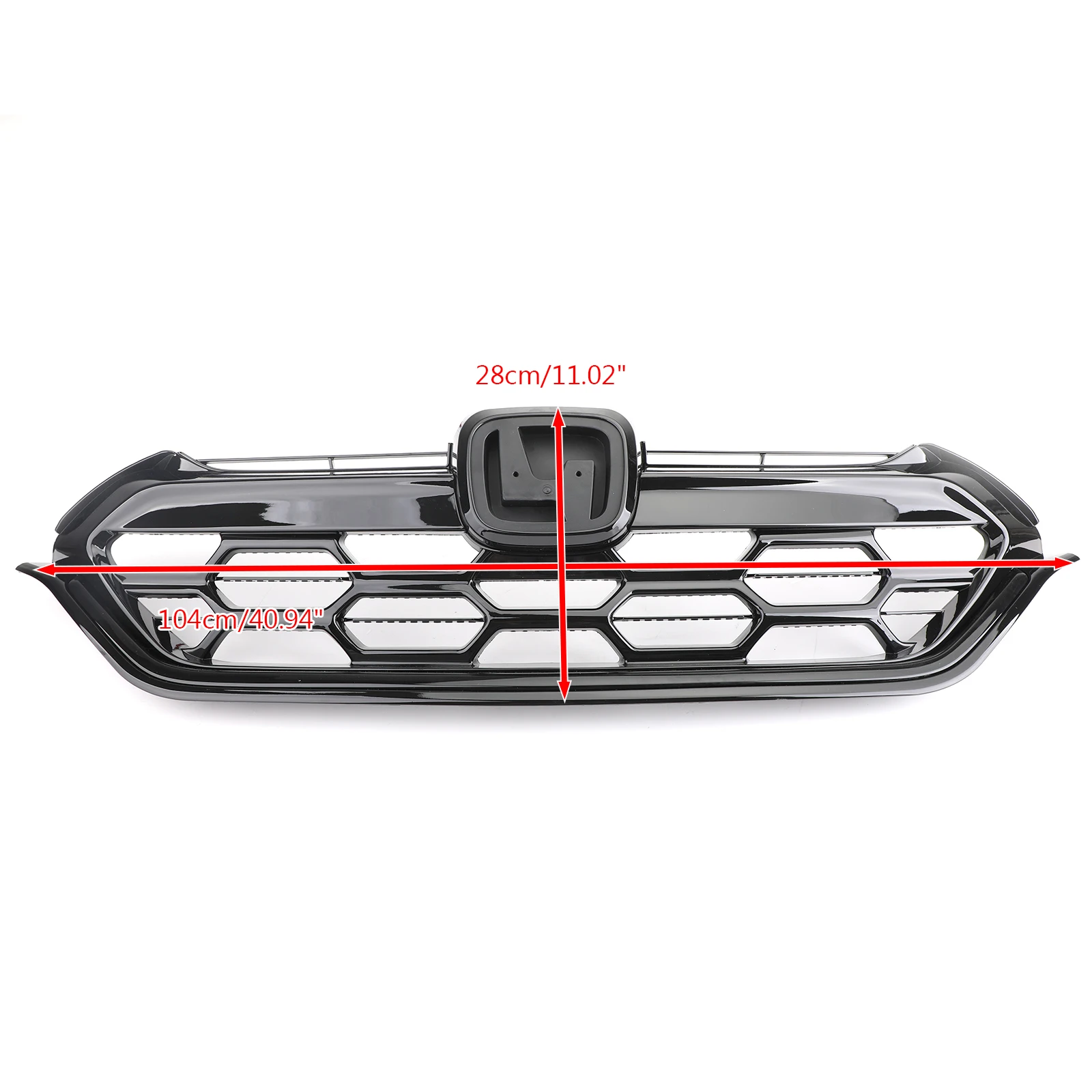 Areyourshop Черная передняя сотовая решетка радиатора Решетка радиатора для HONDA CRV- передний бампер верхняя решетка автомобиля запчасти