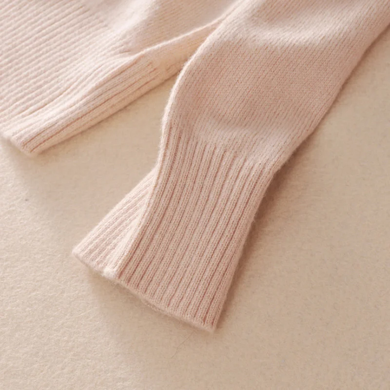 Women Autumn Winter Half Turtleneck Cashmere Blend Knitted Pullover Multi Colors Knitwear Thin Sweaters All-Match Jersey | Женская