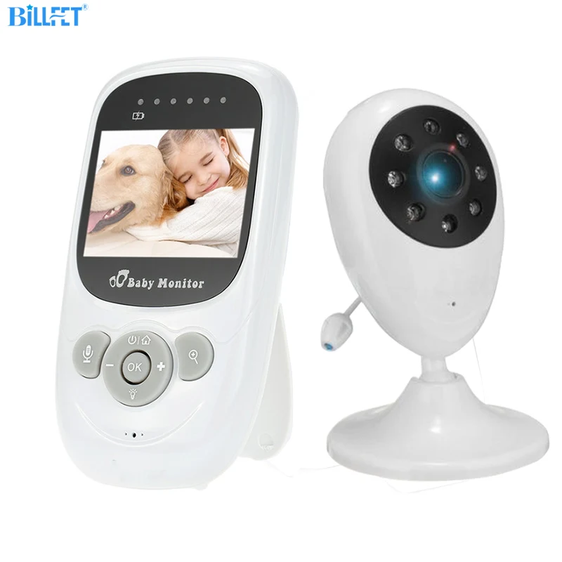 Baby Video Monitor Camera 2.4inch TFT LCD IR Night Vision Temperature Monitoring Lullaby Baba Phone vigilabebes con camara | Безопасность