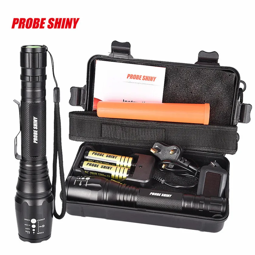 Высокое качество G700 X800 CREE XML T6 LED Zoom тактический военный фонарик Супер фонарь