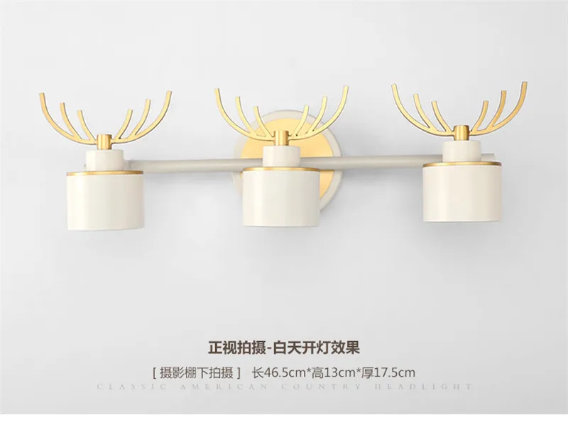 3 настенных светильника с рогами индивидуальный светодиодный настенный