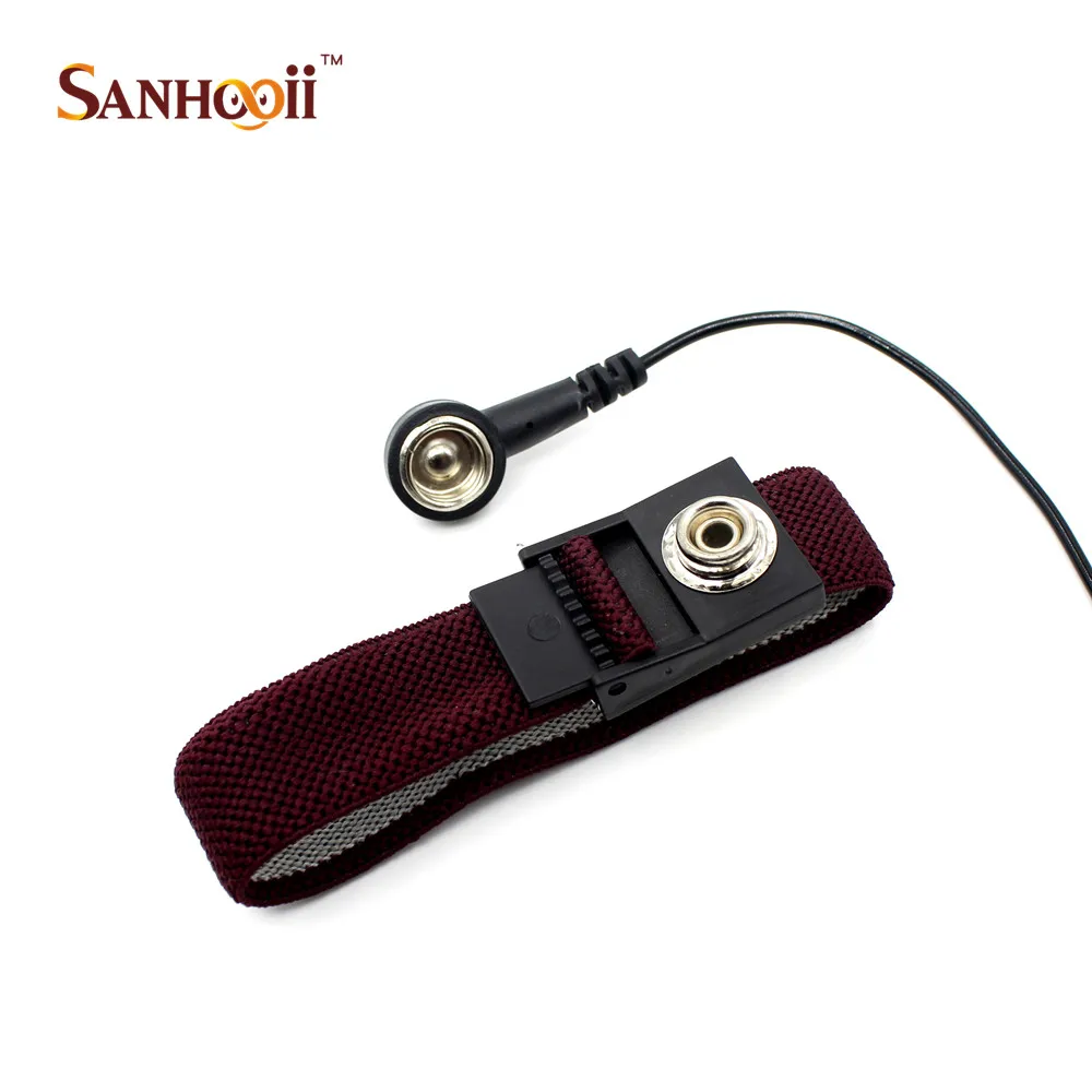 Антистатический ESD ремешок на запястье поглощает статическую зарядку эластичная