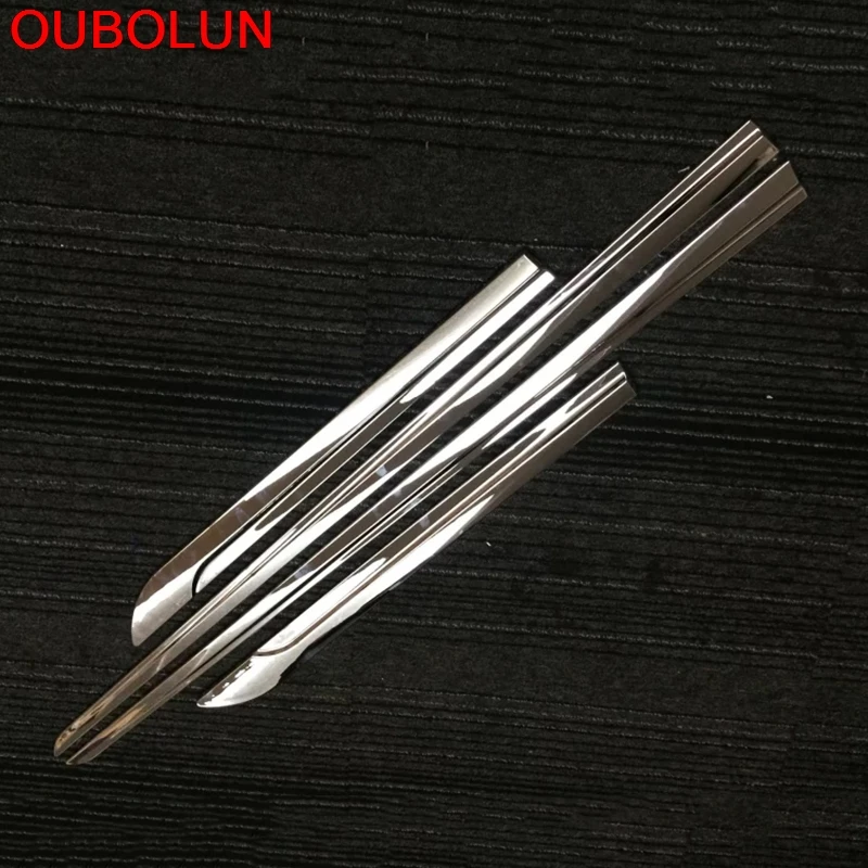 OUBOLUN ABS Chrome для PEUGEOT 308 хэтчбек 2014 2015 2016 внешний корпус дверь боковая форма