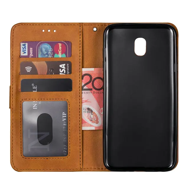 Застежка-молния флип чехол для Coque samsung J730 чехол Galaxy J5 J7 Чехол-кошелек для samsung Galaxy J3 чехол J330 J3Pro J720 J520