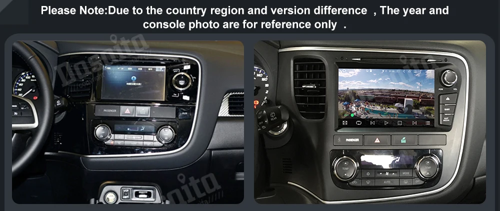 Dasaita " Android 9,0 автомобильный dvd-плеер для Mitsubishi Outlander с 4G+ 32G Восьмиядерный Авто Стерео Navi Радио мультимедиа