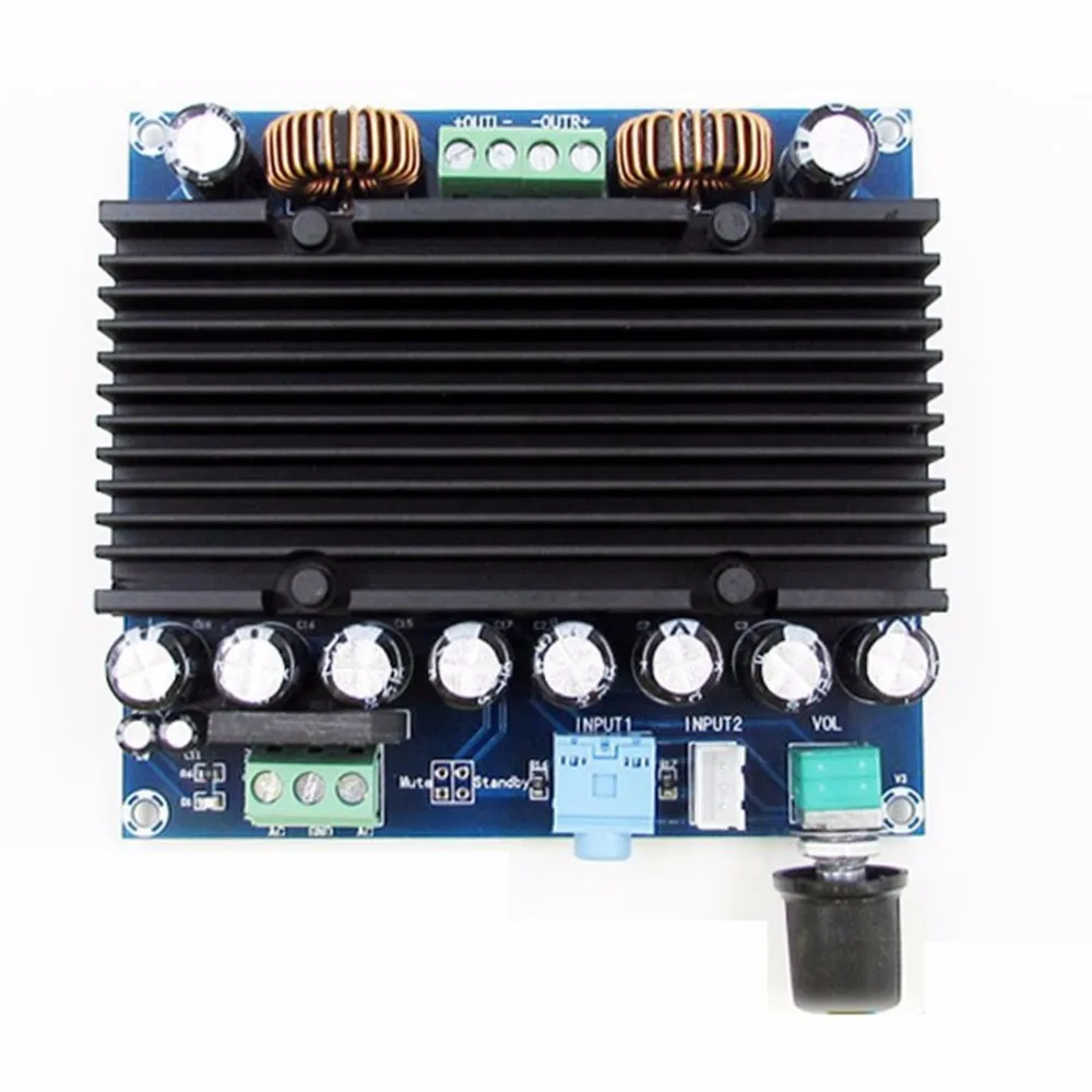 Fasdga высокомощный цифровой усилитель TDA8954 HiFi 210Wx2 Двухканальный аудио плата AC 12-28 в