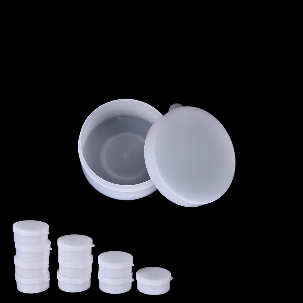 

10/50Pcs 10g Plastic Cosmetic Sample Jars Bottle Refillable bottle Empty Cream Jar Makeup Sample Bottle Cosmetic Container
