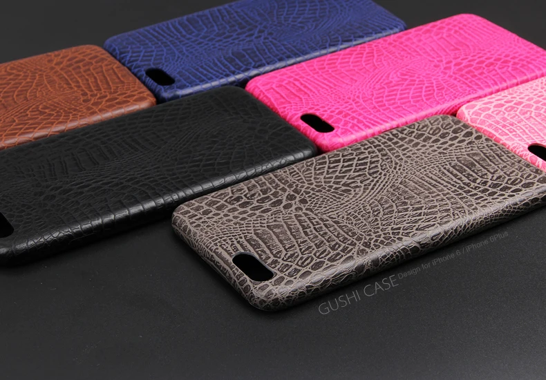 Чехол для iphone 6 S 7 8 Plus роскошный 3D крокодиловый змеиный принт кожа мягкая задняя