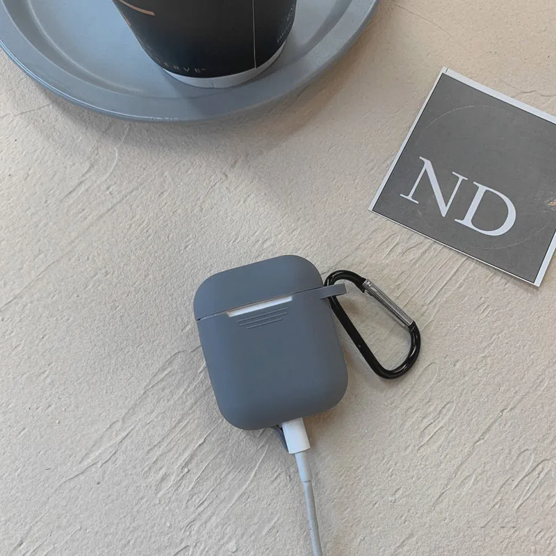 Ударопрочный чехол для AirPods, чехол для наушников, яркий цветной силиконовый чехол из ТПУ с Bluetooth для наушников, защитный чехол для Apple Airpods