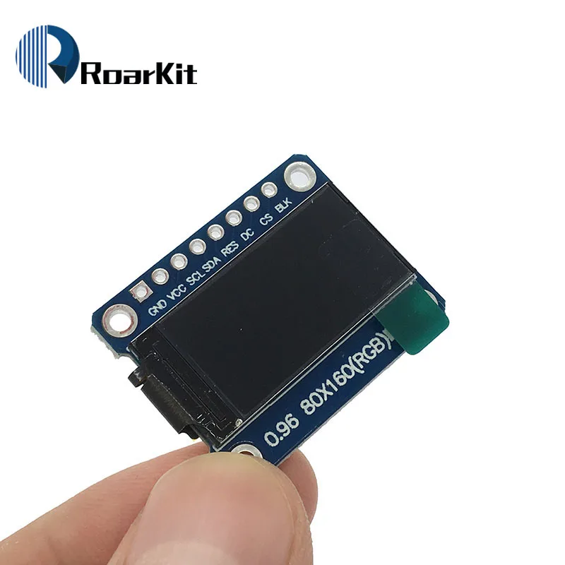 TFT-дисплей 0 96/1 3 дюймов IPS 7P SPI HD 65K полноцветный ЖК-модуль ST7735 Привод IC 80*160 (не OLED)