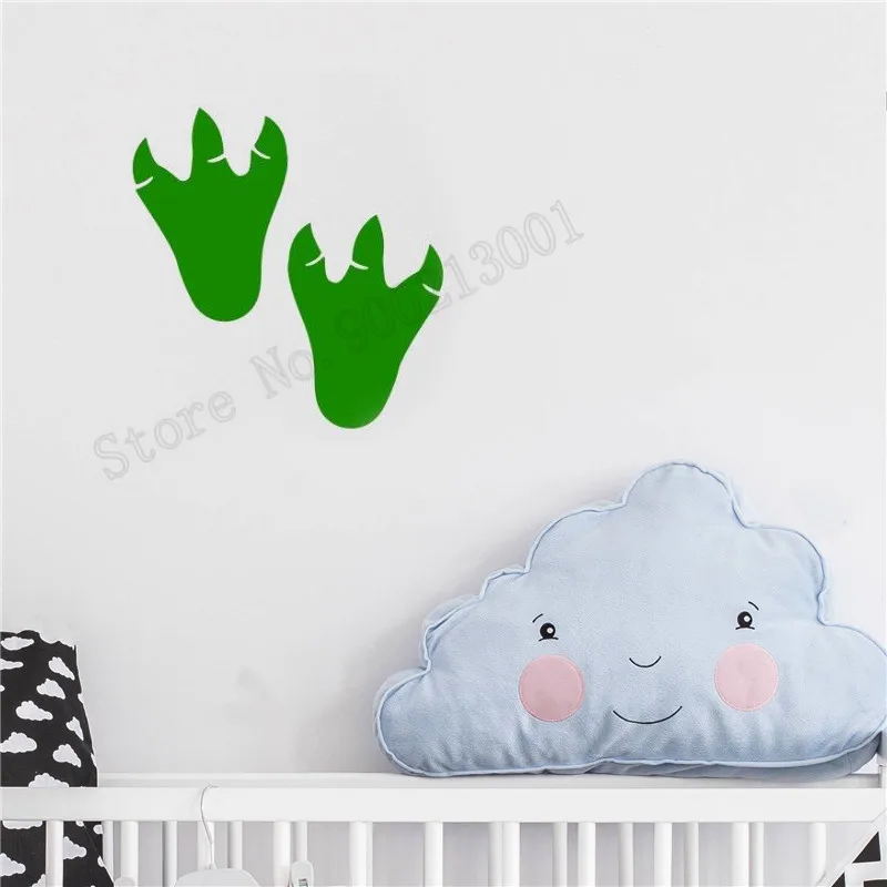 Kidsroom Настенная Наклейка с изображением динозавра вдохновленный виниловым