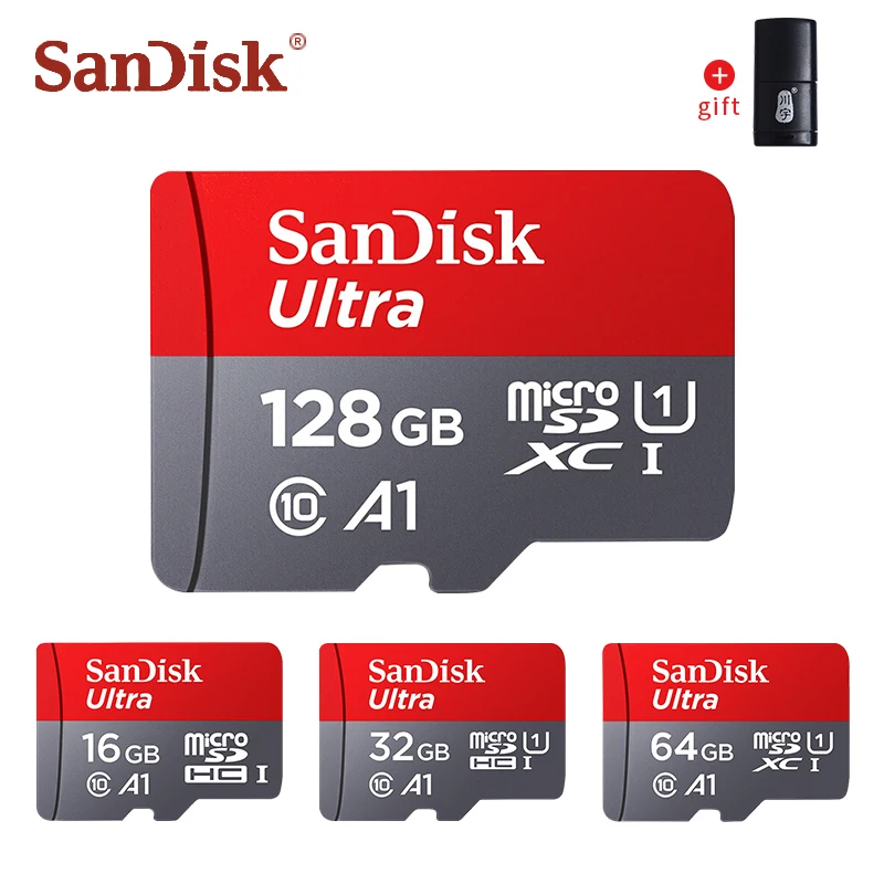 SanDisk microsd 32 ГБ флеш карта памяти класс 10 64 Гб tf 128 16 г tarjeta micro sd carte Бесплатный
