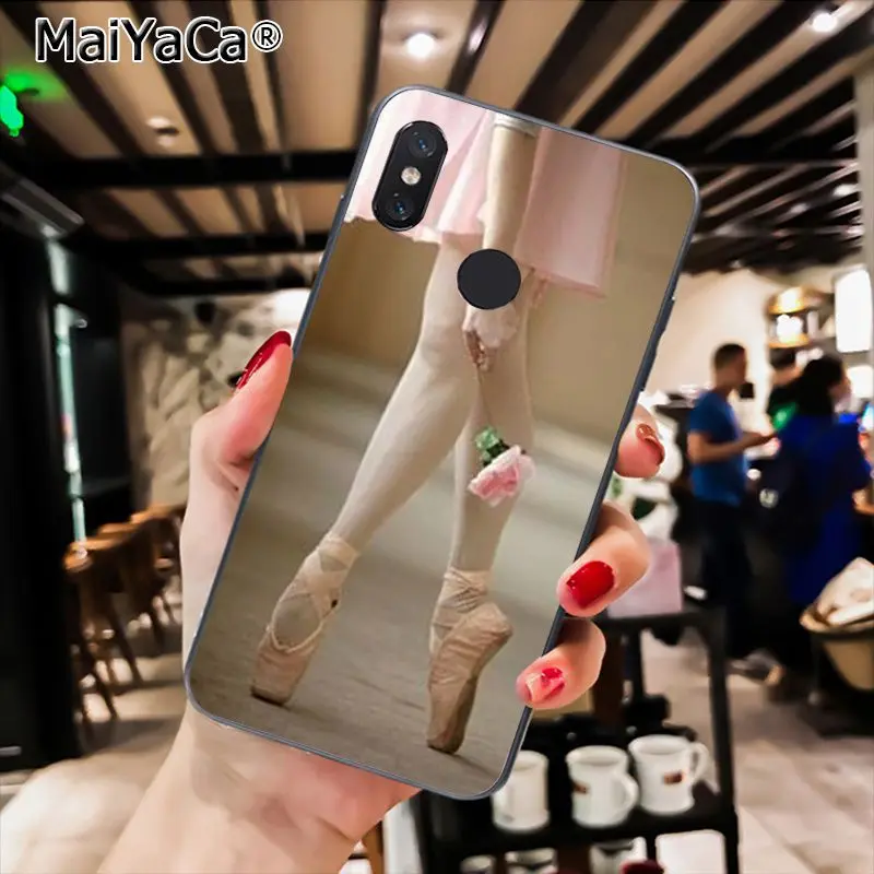 MaiYaCa девочка танец балет балетки чехол для телефона чехол для Xiaomi Redmi8 4X 6A S2 7A 5A Redmi 5 5Plus Note5 7 Note8pro