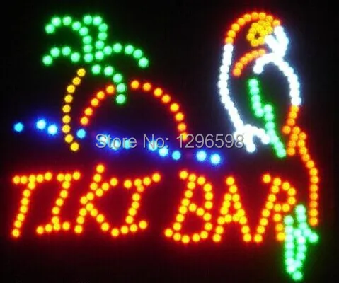 

CHENXI горячая Распродажа 19*19 дюймов внутренний ультра яркий TIKI BAR домашний декор для стен светодиодный неоновый знак