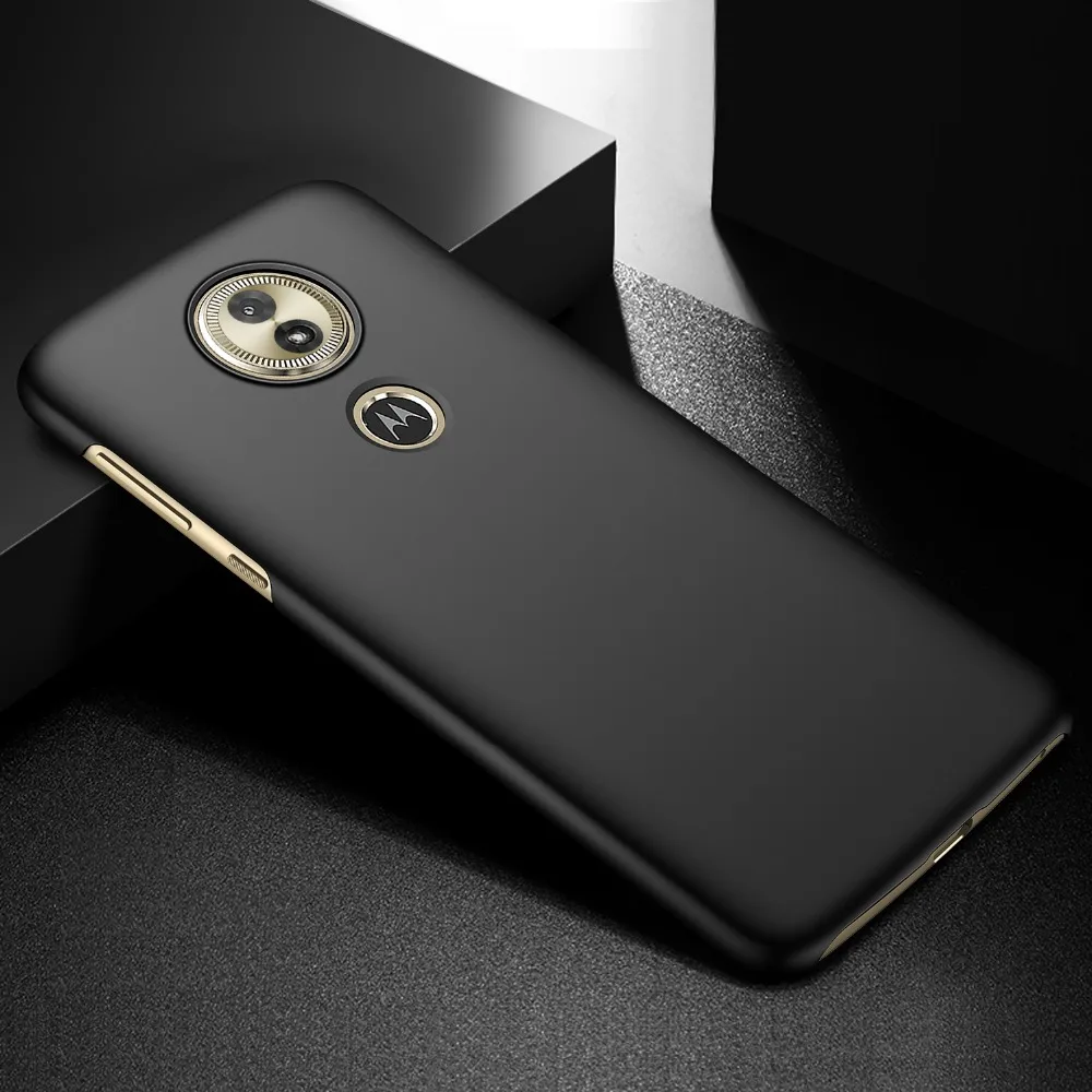 Чехол для Motorola Moto G7 E5 Plus G5S с полной защитой жесткие Матовые чехлы из
