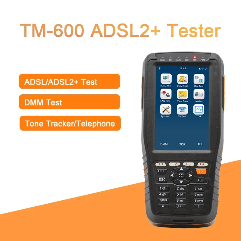 TM-600 C ADSL2+ Тестер ADSL с отслеживанием тона.