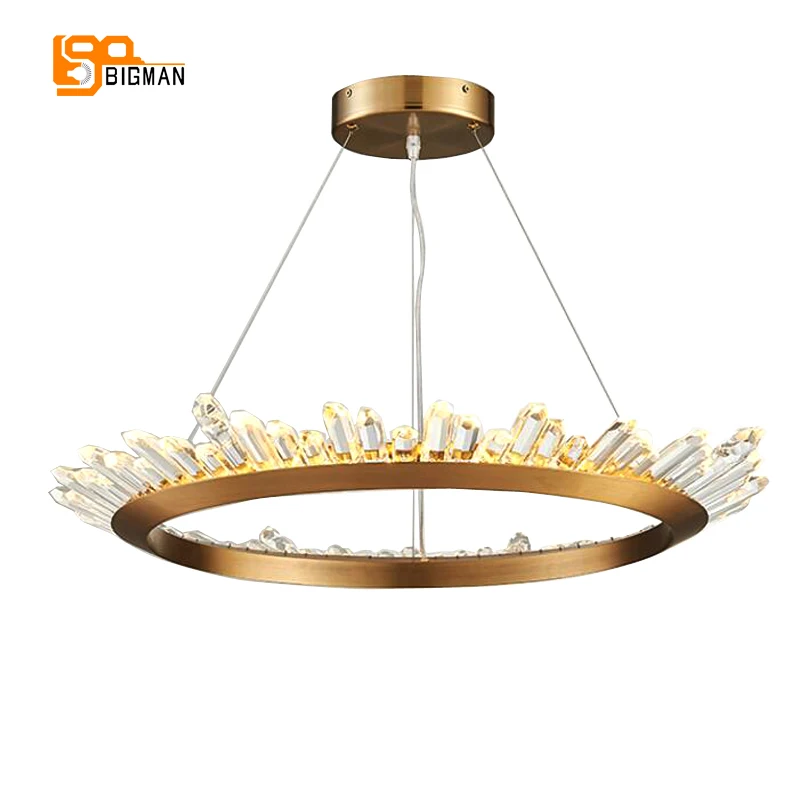 Хрустальная люстра в маленьком дизайне современное освещение для гостиной