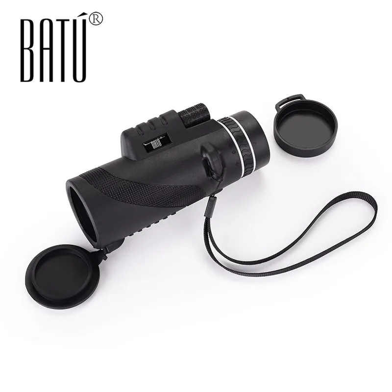 BATU 10*40 NO night vision HD Monoculars powerful multi-coated nautical waterproof telescope BAK4 prism Monocular | Инструменты