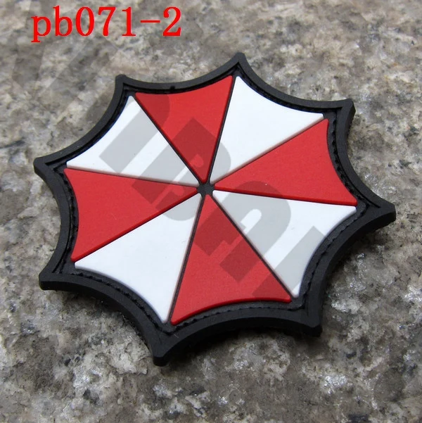 3D PVC patch Biohazard Umbrella Corporation LOGO