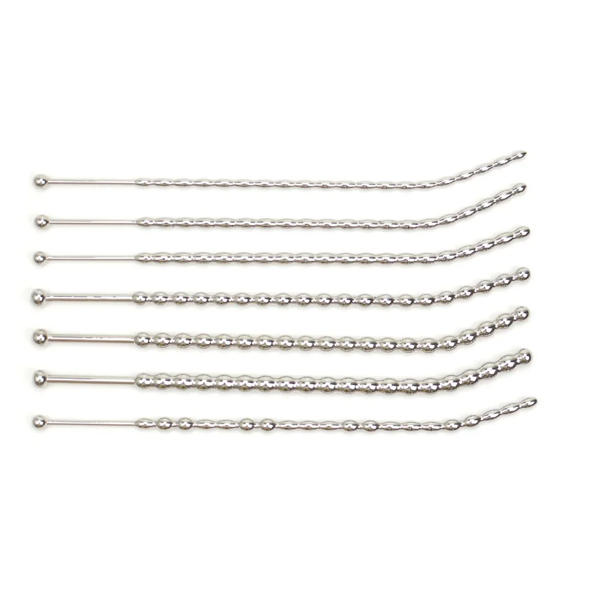 Pull beads penis plug stainless uretra catheter metal 7 size choose uretral sex toys dilator | Красота и здоровье