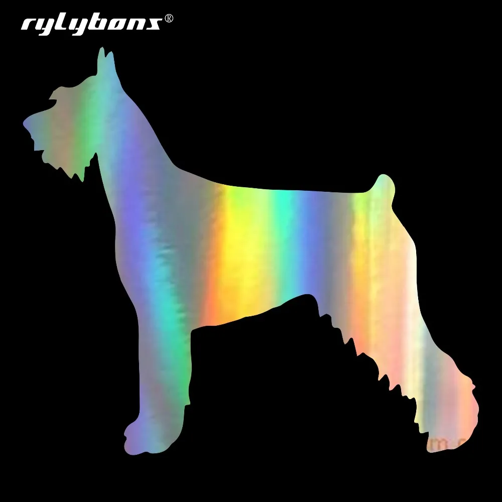 Rylybons 14 2*12 7 см гигантская Шнауцер виниловая наклейка с принтом собаки