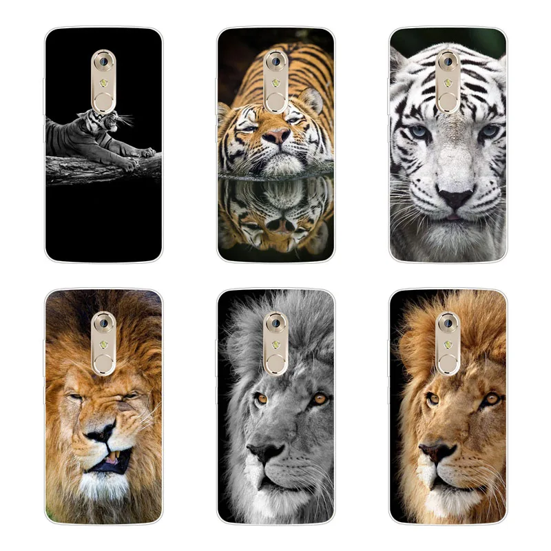 zte axon 7 mini Case Silicon tigon beast Painting Soft TPU Back Cover for Protect Phone cases shell |