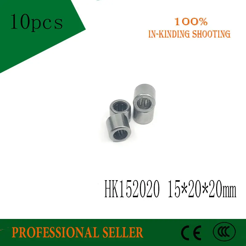 

10Pcs HK152020 7943/15 Drawn Cup Type Needle Roller Bearing 15 x 20 x 20mm Free shipping High Quality