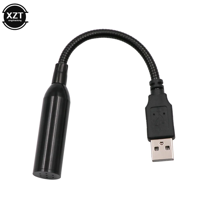 Мини микрофон USB 2 0 портативный регулируемый шумоподавление аудио адаптер для