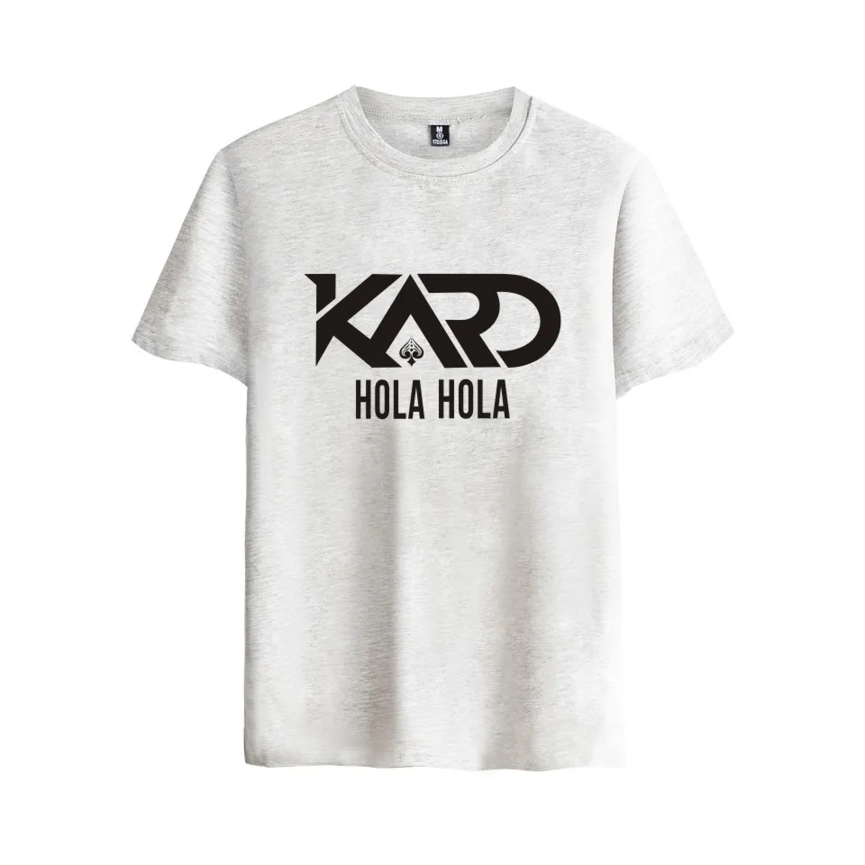 Корейская коed group K.A.R.D Футболка K-Pop Moombahton EDM KARD модная футболка с короткими