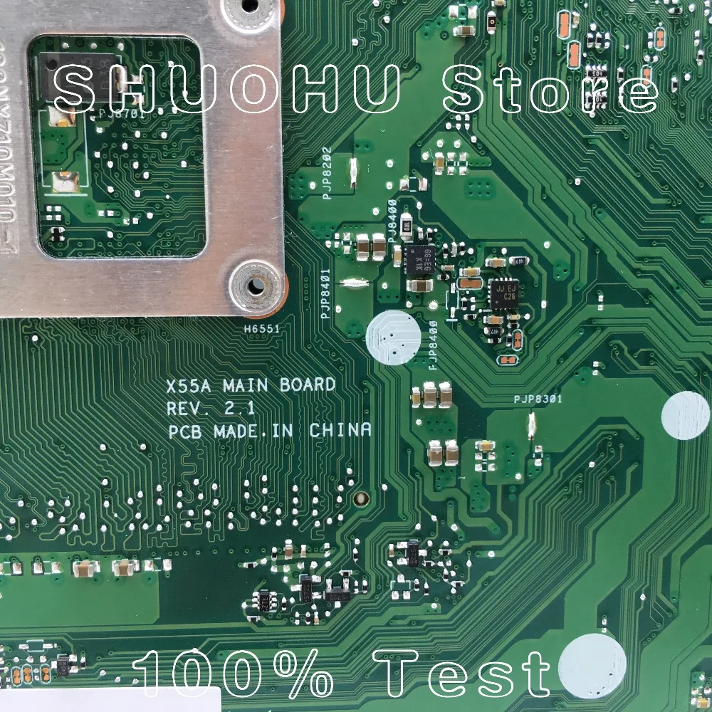 Материнская плата KEFU для ноутбука ASUS X55A HM70 протестирована на 100% оригинальная