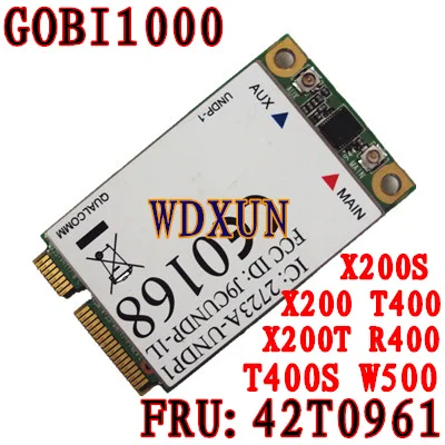 Разблокированная карта Gobi1000 FRU 42T0961 3G wwan 7 2 Мбит/с + GPS для ThinkPad X200 X301 | Компьютеры и