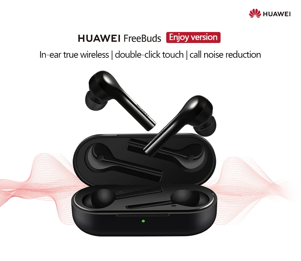 HUAWEI FreeBuds Lite Беспроводной Bluetooth наушники-вкладыши дважды щелкните стерео эффект Разделение каналов с зарядным устройством