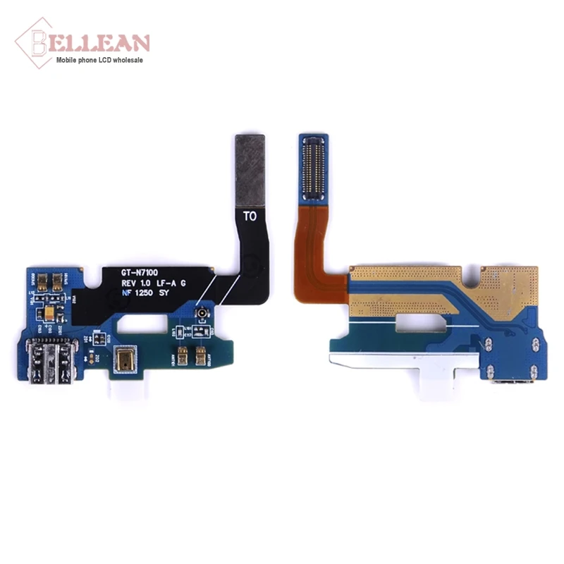 

10pcs HH For Samsung Galaxy Note 2 N7100 Micro USB Dock Connector Charger Port Flex Cable N7100 Charging Ribbon Replacement